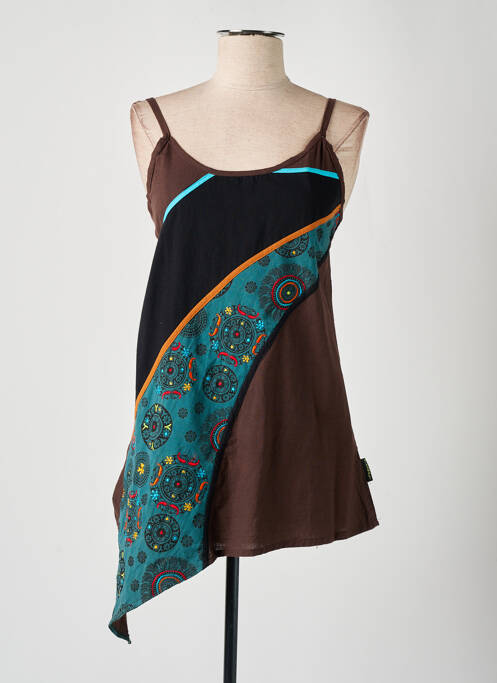 Tunică mâneci lungi albastru DIPAWALI femeie