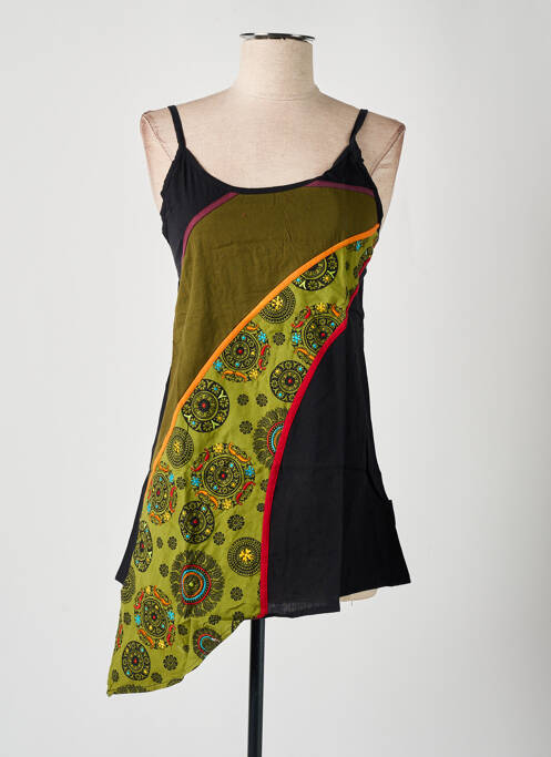 Tunică mâneci lungi verde DIPAWALI femeie