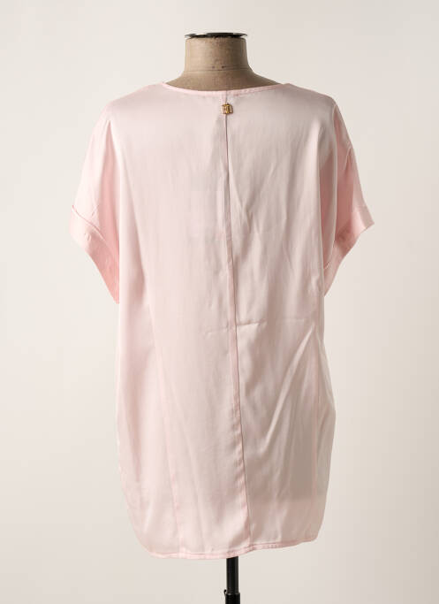 Tunică mâneci scurte roz FRACOMINA femeie