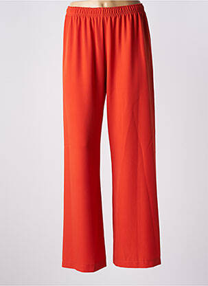 Pantalon drept talie elastică portocaliu IMPERIAL femeie