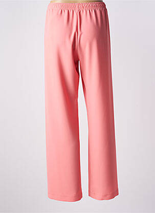 Pantalon drept talie elastică roz IMPERIAL femeie