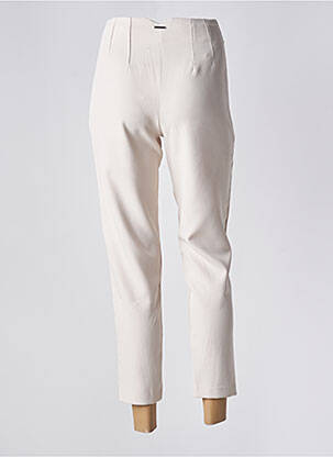 Pantalon 7/8 închidere cu fermoar sub clapetă cu cârlig bej GOA GOA femeie