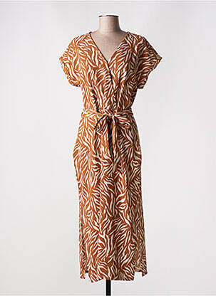 Rochie lungă maro GARCIA femeie