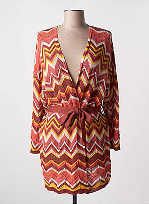 Vestă cu mâneci lungi portocaliu AN' GE femeie