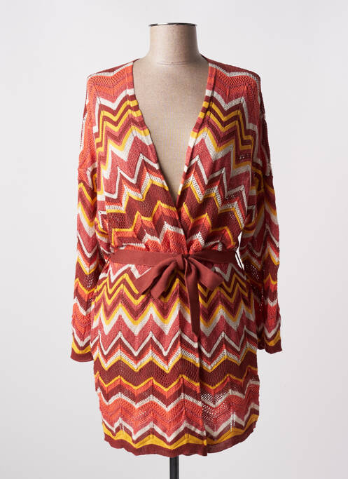 Vestă cu mâneci lungi portocaliu AN' GE femeie