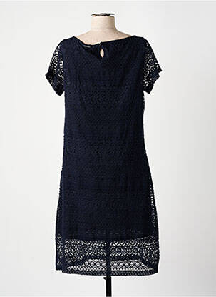 Rochie midi mâneci scurte mâneci scurte albastru AGATHE & LOUISE femeie
