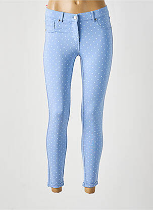 Pantalon 7/8 elasticitate mărime normală albastru LCDN femeie