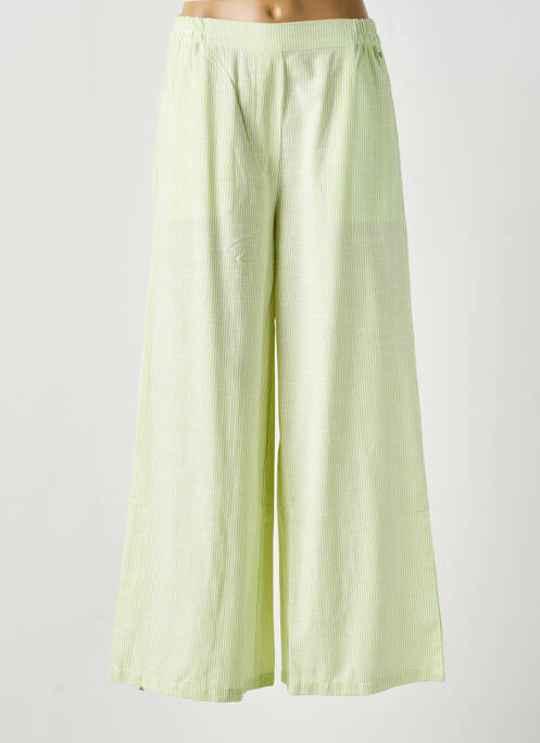 Pantalon larg verde AGATHE & LOUISE femeie