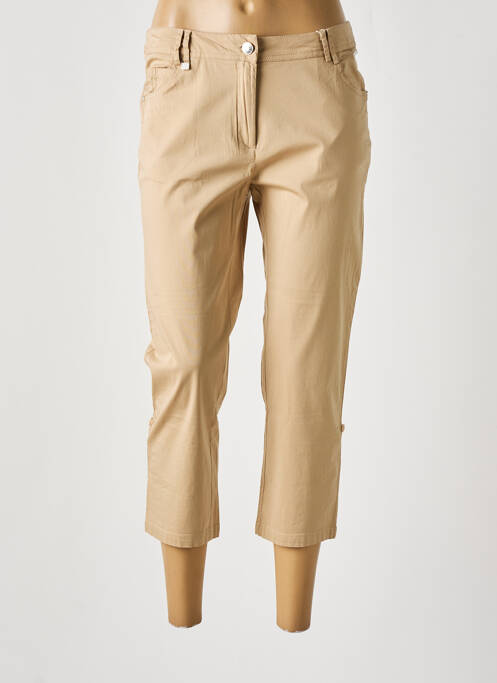 Pantalon trei sferturi bej AGATHE & LOUISE femeie