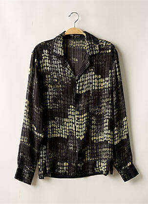 Cămașă cu mâneci lungi negru ZARA bărbat