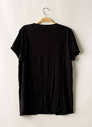 Tricou croială dreaptă mâneci scurte negru FILIPPA K bărbat