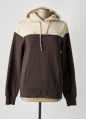 Hanorac cu glugă maro KINGSLAND femeie