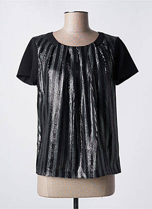 Top negru TRUSSARDI JEANS femeie