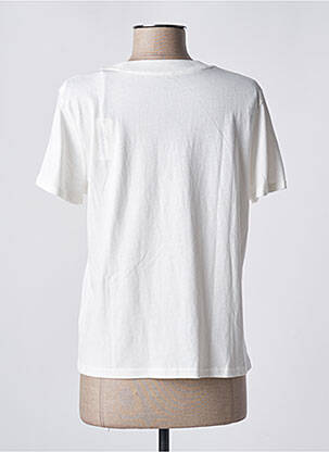 Tricou serigrafie mâneci scurte bej WRANGLER femeie