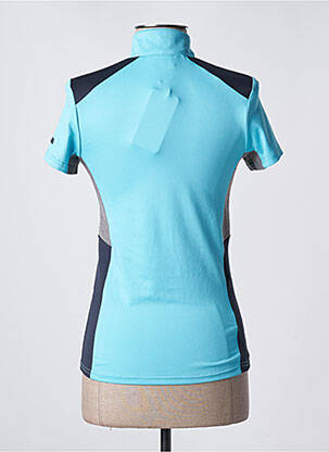 Tricou elasticitate mâneci scurte albastru KINGSLAND femeie