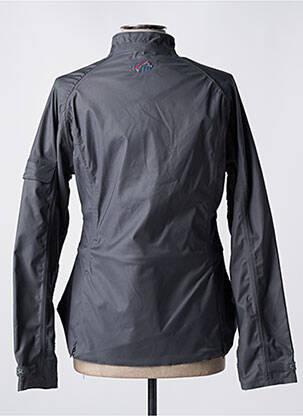 Jachetă vânt finisaj interior dublat fără glugă gri CSO (CLOTHING SPORTSWEAR OUTDOOR) femeie