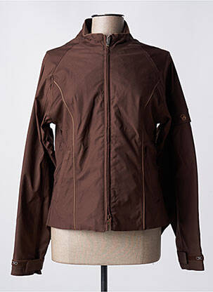 Jachetă vânt maro CSO (CLOTHING SPORTSWEAR OUTDOOR) femeie