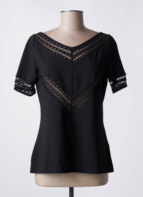 Top negru TRUSSARDI JEANS femeie