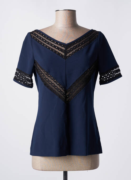 Top albastru TRUSSARDI JEANS femeie