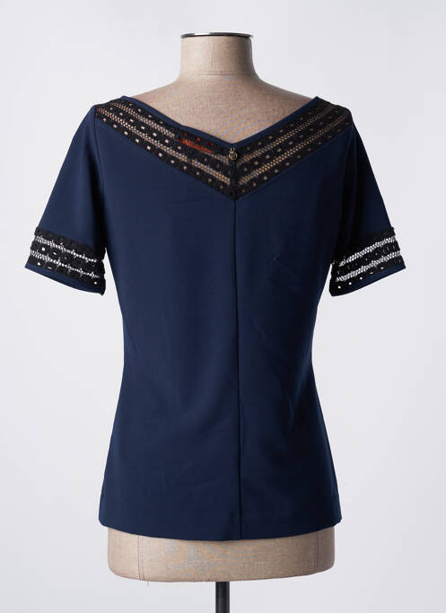 Top albastru TRUSSARDI JEANS femeie