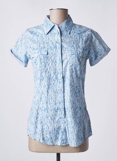 Cămașă mâneci scurte mâneci scurte albastru WRANGLER femme