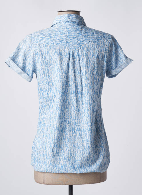 Cămașă mâneci scurte mâneci scurte albastru WRANGLER femme