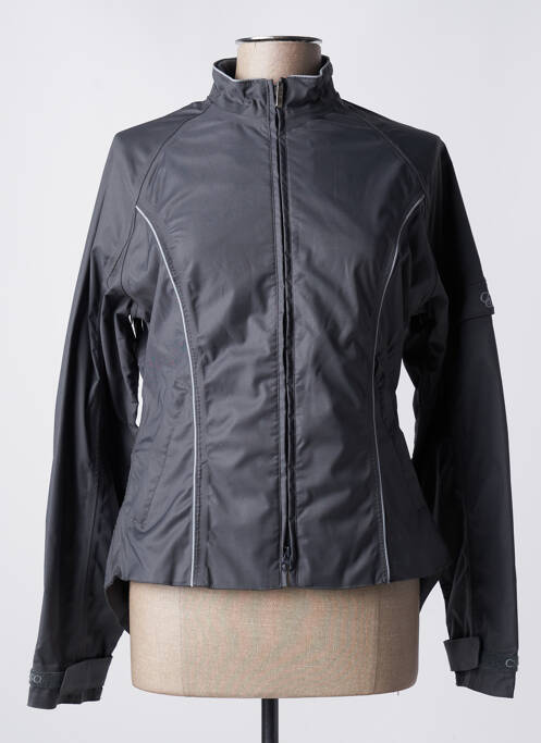 Jachetă vânt gri CSO (CLOTHING SPORTSWEAR OUTDOOR) femeie