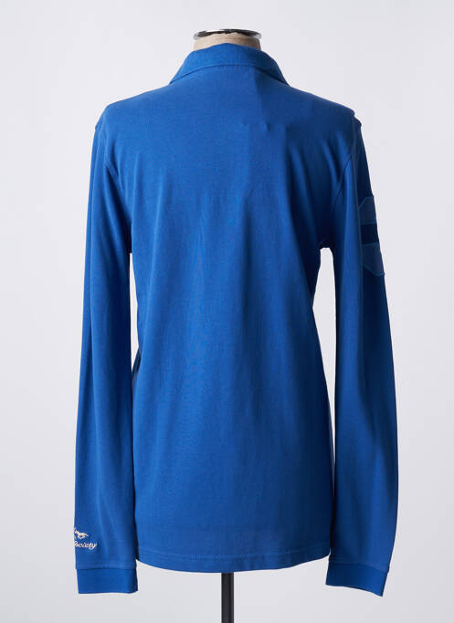 Polo albastru HV SOCIETY bărbat