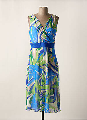 Rochie midi albastru ESTEL COLLECTION femeie