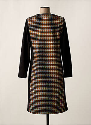 Rochie midi mâneci lungi mâneci lungi negru GUY DUBOUIS femeie