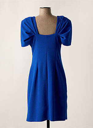 Rochie scurtă mâneci scurte mâneci scurte albastru GREGORY PAT femeie