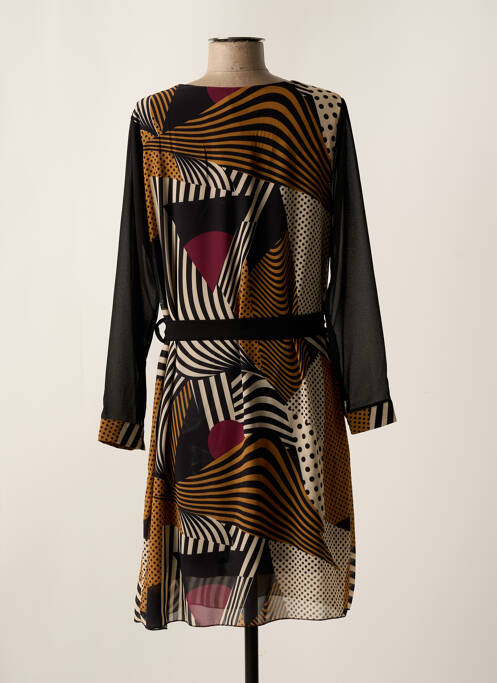 Rochie midi negru COULEURS DU TEMPS femeie