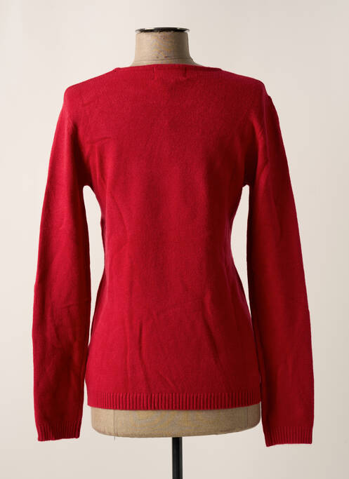 Pulover roșu COULEURS DU TEMPS femeie