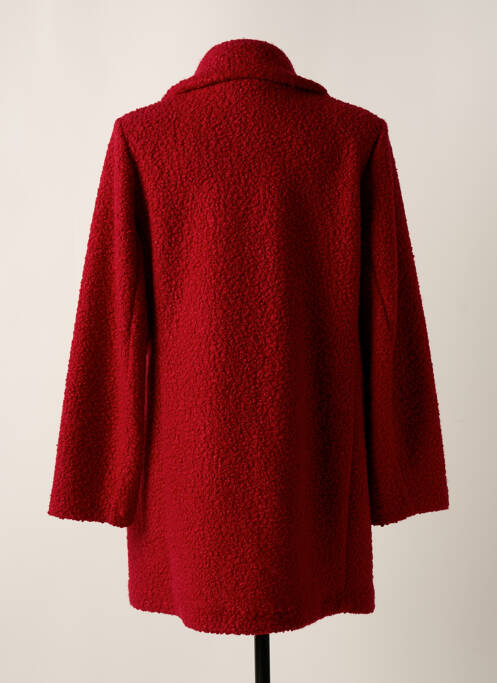 Palton lung roșu GEVANA femeie