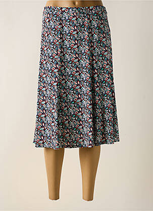 Fustă midi albastru GEVANA femeie