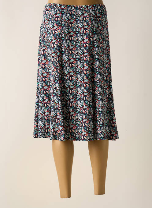 Fustă midi albastru GEVANA femeie