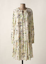 Rochie midi mâneci lungi mâneci lungi alb BROADWAY femeie