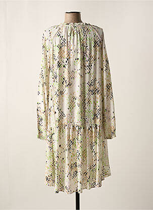 Rochie midi mâneci lungi mâneci lungi alb BROADWAY femeie