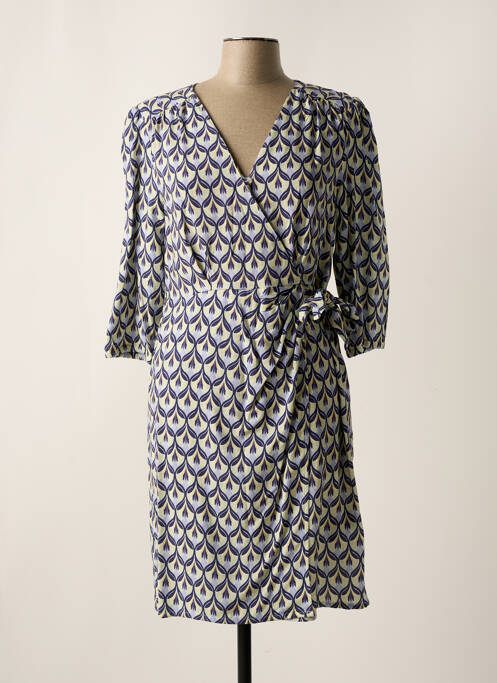 Rochie midi albastru JULIE GUERLANDE femeie