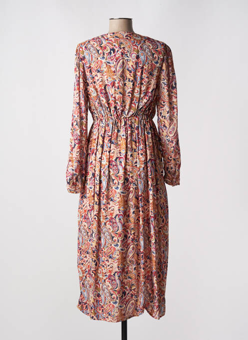 Rochie midi bej JULIE GUERLANDE femeie