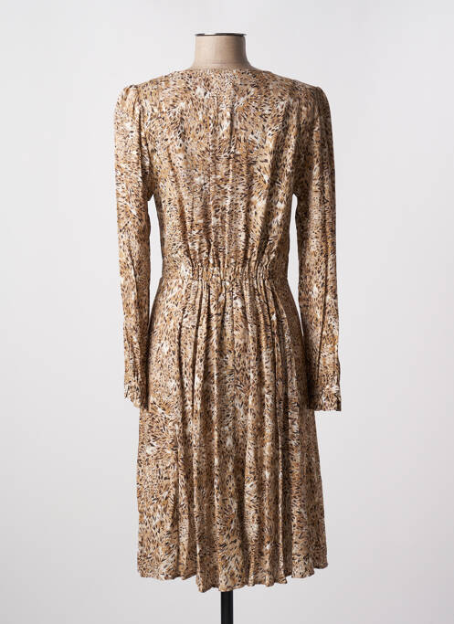 Rochie midi maro JULIE GUERLANDE femeie