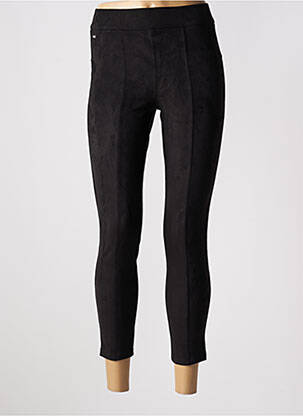 Jegging țesătură suedină talie înaltă negru STREET ONE femeie