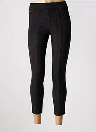 Jegging țesătură suedină talie înaltă negru STREET ONE femme