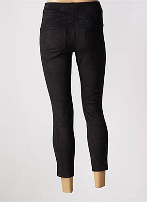 Jegging țesătură suedină talie înaltă negru STREET ONE femeie