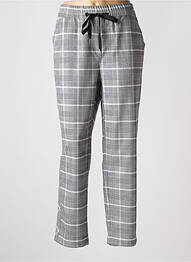 Pantalon drept talie elastică mărime normală gri STREET ONE femeie