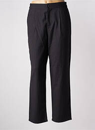 Pantalon drept talie înaltă talie înaltă negru BROADWAY femeie