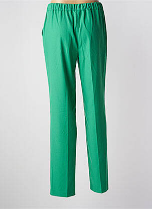 Pantalon drept elasticitate talie înaltă verde JULIE GUERLANDE femeie