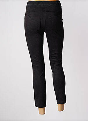 Jegging țesătură suedină talie înaltă negru STREET ONE femeie
