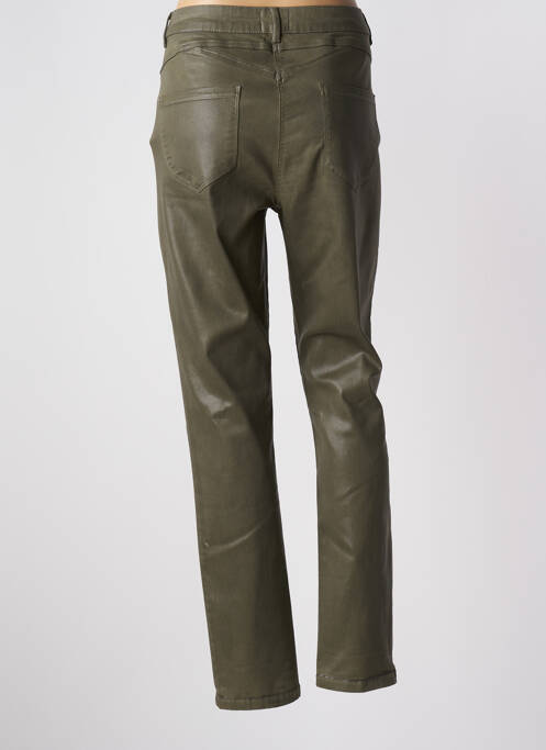 Pantalon slim verde JULIE GUERLANDE femeie