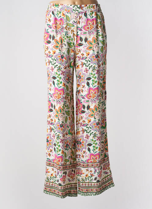 Pantalon larg alb JULIE GUERLANDE femeie